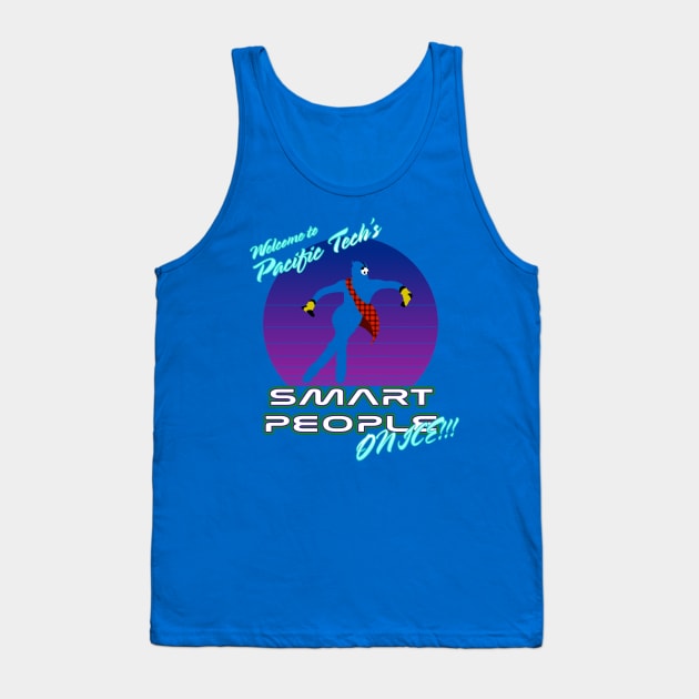 Asplenia Studios: Smart People on Ice Tank Top by AspleniaStudios